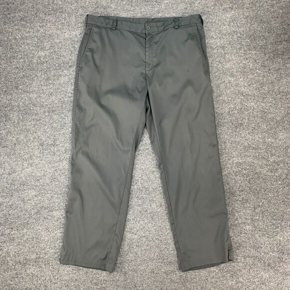 Nike Golf Pants Mens 38 Gray Flat Front DriFit Tech Classic Straight Leg Stretch - Picture 10 of 15